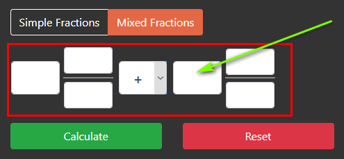 Mixed Fraction